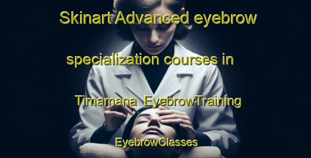 Skinart Advanced eyebrow specialization courses in Timamana | EyebrowTraining | EyebrowClasses | SkinartTraining-Philippines
