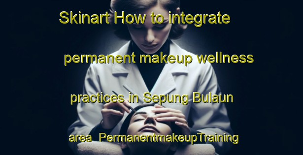 Skinart How to integrate permanent makeup wellness practices in Sepung Bulaun area | PermanentmakeupTraining | PermanentmakeupClasses | SkinartTraining-Philippines