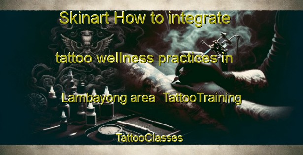 Skinart How to integrate tattoo wellness practices in Lambayong area | TattooTraining | TattooClasses | SkinartTraining-Philippines