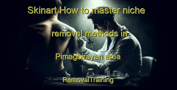 Skinart How to master niche removal methods in Pimagbirayan area | RemovalTraining | RemovalClasses | SkinartTraining-Philippines