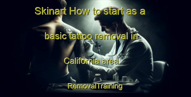 Skinart How to start as a basic tattoo removal in California area | RemovalTraining | RemovalClasses | SkinartTraining-Philippines