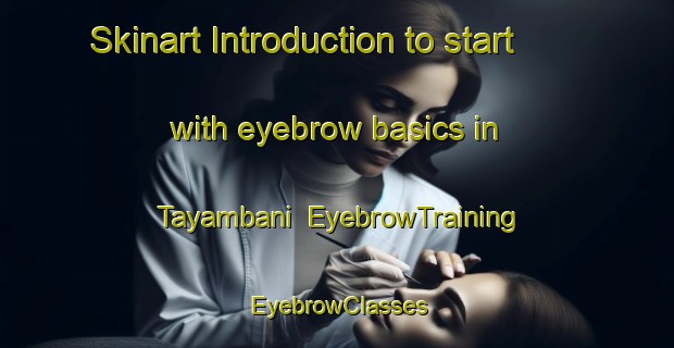 Skinart Introduction to start with eyebrow basics in Tayambani | EyebrowTraining | EyebrowClasses | SkinartTraining-Philippines