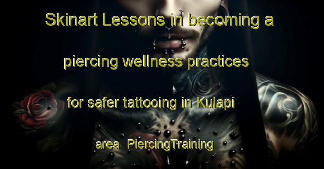 Skinart Lessons in becoming a piercing wellness practices for safer tattooing in Kulapi area | PiercingTraining | PiercingClasses | SkinartTraining-Philippines