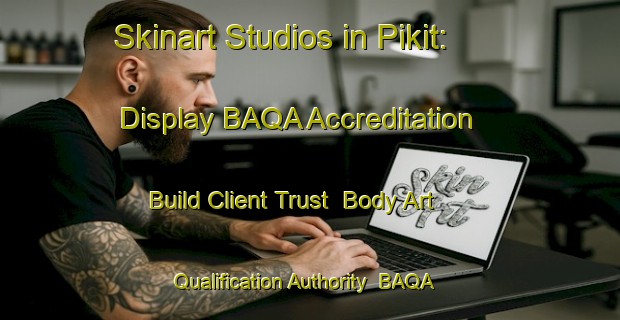 Skinart Studios in Pikit: Display BAQA Accreditation - Build Client Trust | Body Art Qualification Authority | BAQA-Philippines