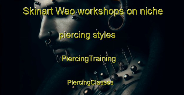 Skinart Wao workshops on niche piercing styles | PiercingTraining | PiercingClasses | SkinartTraining-Philippines